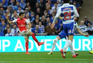 Reading V Arsenal FA Cup Semi Final 2014/15 Prints: Alexis Sanchez Scores in Arsenal's FA Cup Semi-Final Victory over Reading (April 2015)