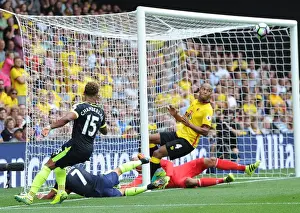 Watford V Arsenal 2016-17 Prints: Alexis Sanchez Scores Arsenal's Second Goal vs Watford, Premier League 2016-17