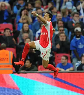 Reading V Arsenal FA Cup Semi Final 2014/15 Prints: Alexis Sanchez Scores Decisive Goal: Arsenal Advances to FA Cup Final