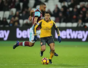 Olympic Stadium Prints: Alexis Sanchez Scores Fifth Goal: West Ham United vs. Arsenal, Premier League 2016-17