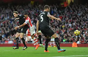 Arsenal V Burnley 2014/15 Prints: Alexis Sanchez Scores First Arsenal Goal Against Burnley: November 2014