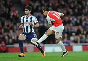 Alexis Sanchez Scores First Goal for Arsenal: Arsenal 1-0 West Bromwich Albion, Premier League 2015-16