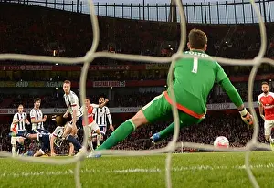 Arsenal V West Bromwich Albion 2015-16 Prints: Alexis Sanchez Scores First Goal for Arsenal: Arsenal 1-0 West Bromwich Albion