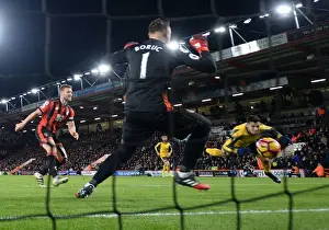 AFC Bournemouth V Arsenal 2016-17 Prints: Alexis Sanchez Scores First Goal: Arsenal Triumphs over AFC Bournemouth in the 2016-17 Premier League