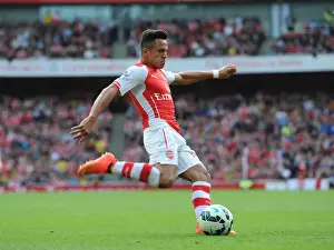 Arsenal V Hull City 2014-15 Prints: Alexis Sanchez Scores First Goal: Arsenal vs Hull City, Premier League 2014-15