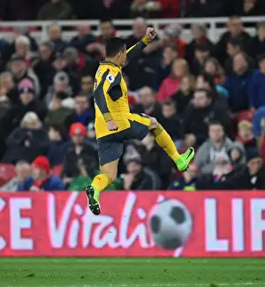 Alexis Sanchez Scores First Goal: Middlesbrough vs. Arsenal, Premier League 2016-17