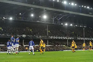 Everton V Arsenal 2016-17 Prints: Alexis Sanchez Scores Free-Kick Goal: Everton vs Arsenal, Premier League 2016-17