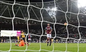 West Ham United V Arsenal 2016-17 Prints: Alexis Sanchez Scores His Hat-trick: West Ham United vs. Arsenal, Premier League 2016-17
