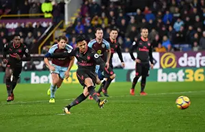 Burnley V Arsenal 2017-18 Prints: Alexis Sanchez Scores Penalty for Arsenal against Burnley (2017-18)