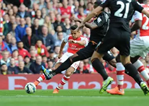 Arsenal V Hull City 2014-15 Prints: Alexis Sanchez Scores Stunner: Arsenal vs Hull City, Premier League 2014-15