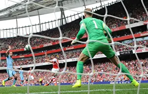 Arsenal V Manchester City 2014-15 Prints: Alexis Sanchez Scores Stunner: Arsenal vs Manchester City, Premier League 2014-15