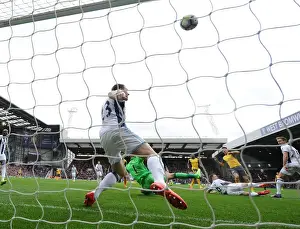 West Bromwich Albion V Arsenal 2016-17 Prints: Alexis Sanchez Scores Stunner Past Gareth McAuley: A Premier League Goal for Arsenal (2016-17)