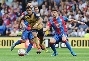 Crystal Palace V Arsenal 2015-16 Prints: Alexis Sanchez Surges Past Joel Ward: Arsenal's Thrilling Start to 2015-16 Premier League Season