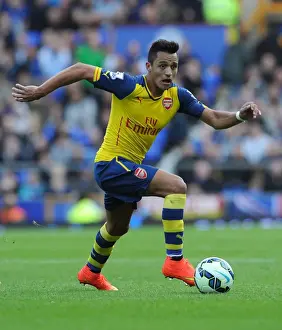 Everton V Arsenal 2014/15 Prints: Alexis Sanchez: Thrilling Premier League Debut - Everton vs. Arsenal, 2014/15