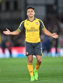 Crystal Palace V Arsenal 2016-17 Prints: Alexis Sanchez: Unyielding Determination after Crystal Palace vs. Arsenal, 2016-17