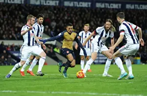 Alexis Sanchez vs. West Brom Defenders: A Football Battle at The Hawthorns (November 2015)