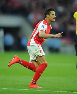Reading V Arsenal FA Cup Semi Final 2014/15 Prints: Alexis Sanchez's Brace: Arsenal Advance to FA Cup Final vs. Aston Villa