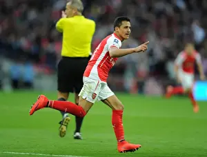 Reading V Arsenal FA Cup Semi Final 2014/15 Prints: Alexis Sanchez's Brace: Arsenal Advance to FA Cup Final vs. Aston Villa