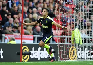Sunderland V Arsenal 2016-17 Prints: Alexis Sanchez's Brace: Arsenal Crush Sunderland in Premier League Showdown