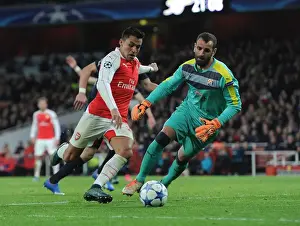 Arsenal V Dinamo Zagreb 2015-16 Prints: Alexis Sanchez's Brace: Arsenal FC Triumphs Over GNK Dinamo Zagreb in the UEFA Champions League