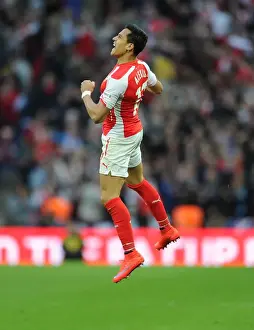 Reading V Arsenal FA Cup Semi Final 2014/15 Prints: Alexis Sanchez's Brace: Arsenal Reach FA Cup Final vs. Aston Villa