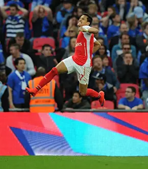 Reading V Arsenal FA Cup Semi Final 2014/15 Prints: Alexis Sanchez's Brace: Arsenal's FA Cup Semi-Final Victory over Reading (2015)