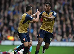 West Ham United V Arsenal 2015-16 Prints: Alexis Sanchez's Brace: Arsenal's Triumph over West Ham United in the 2015-16 Premier League