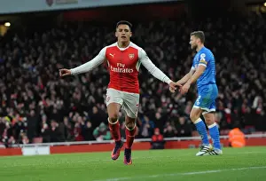 Arsenal V AFC Bournemouth 2016/17 Prints: Alexis Sanchez's Brace: Arsenal's Victory Over AFC Bournemouth (2016/17)