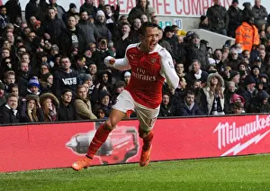 Tottenham Hotspur V Arsenal 2015-16 Prints: Alexis Sanchez's Brace: Arsenal's Victory Over Tottenham Hotspur in the 2015-16 Premier League