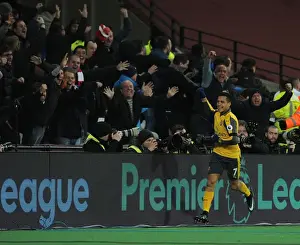 West Ham United V Arsenal 2016-17 Prints: Alexis Sanchez's Brace: Arsenal's Victory over West Ham United