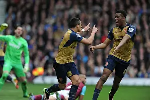 West Ham United V Arsenal 2015-16 Prints: Alexis Sanchez's Brace: Arsenal's Victory over West Ham United in the 2015-16 Premier League
