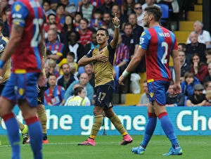 Images Dated 16th August 2015: Alexis Sanchez's Double: Arsenal's Victory Over Crystal Palace in the 2015-16 Premier League