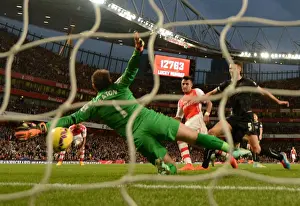 Arsenal V Burnley 2014/15 Prints: Alexis Sanchez's Dramatic Goal: Arsenal's Triumph over Burnley (Nov 2014)