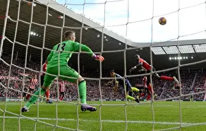 Sunderland V Arsenal 2016-17 Prints: Alexis Sanchez's Dramatic Goal Past Lamine Kone and Jordan Pickford (Sunderland vs Arsenal)