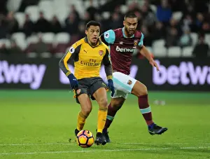 Olympic Stadium Prints: Alexis Sanchez's Fifth Goal: Arsenal's Victory over West Ham United in Premier League 2016-17