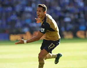 Leicester City V Arsenal 2015/16 Prints: Alexis Sanchez's Four-Goal Blitz: Arsenal's Dominant Performance Against Leicester City (2015/16)