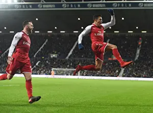 West Bromwich Albion V Arsenal 2017-18 Prints: Alexis Sanchez's Game-Winning Goal: Arsenal's Triumph at West Bromwich Albion