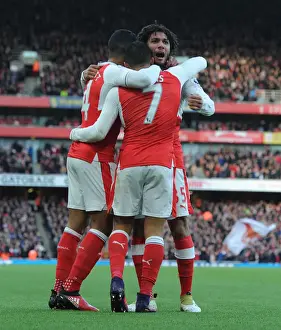 Arsenal V AFC Bournemouth 2016/17 Prints: Alexis Sanchez's Goal: Arsenal's Victory Against AFC Bournemouth (2016/17)