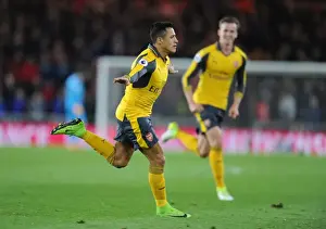 Middlesbrough V Arsenal 2016-17 Prints: Alexis Sanchez's Goal Celebration: Middlesbrough vs. Arsenal, Premier League 2016-17