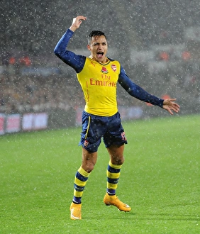 Alexis Sanchez's Goal: Swansea vs. Arsenal, Premier League 2014-15