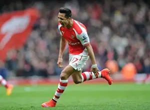 Arsenal V Liverpool 2014-15 Prints: Alexis Sanchez's Hat-Trick: Arsenal's Victory Over Liverpool in the Premier League 2014-15