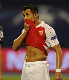 Dinamo Zagreb V Arsenal 2015-16 Prints: Alexis Sanchez's Standout Performance: Arsenal vs
