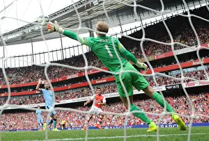 Arsenal V Manchester City 2014-15 Prints: Alexis Sanchez's Stunner: Arsenal's Game-Changing Goal vs