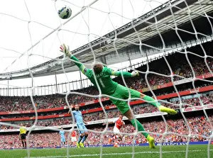 Arsenal V Manchester City 2014-15 Prints: Alexis Sanchez's Stunner: The Game-Changing Goal that Shocked Manchester City