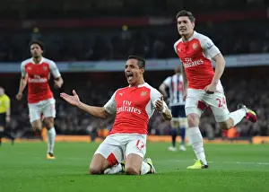 Alexis Sanchez's Thrilling Goal: Arsenal Triumphs Over West Bromwich Albion, Premier League 2015-16