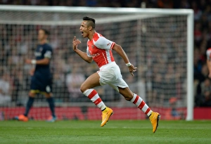 Alexis Sanchez's Thrilling Goal: Arsenal vs. Southampton, League Cup 2014/15