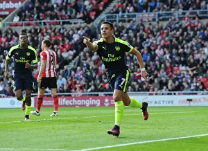 Sunderland V Arsenal 2016-17 Prints: Alexis Sanchez's Thrilling Goal: Arsenal's Victory over Sunderland (2016-17)