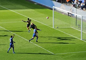 Leicester City V Arsenal 2015/16 Prints: Alexis Sanchez's Thrilling Goal Past Kasper Schmeichel: Arsenal vs