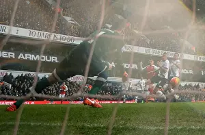 Tottenham Hotspur V Arsenal 2015-16 Prints: Alexis Sanchez's Thrilling Goal Under Pressure From Alderweireld and Dembele: Tottenham vs