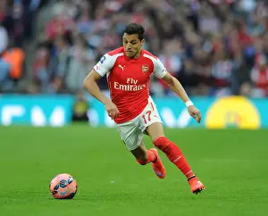 Reading V Arsenal FA Cup Semi Final 2014/15 Prints: Alexis Sanchez's Thrilling Performance: Arsenal's FA Cup Semi-Final Victory over Reading (2015)